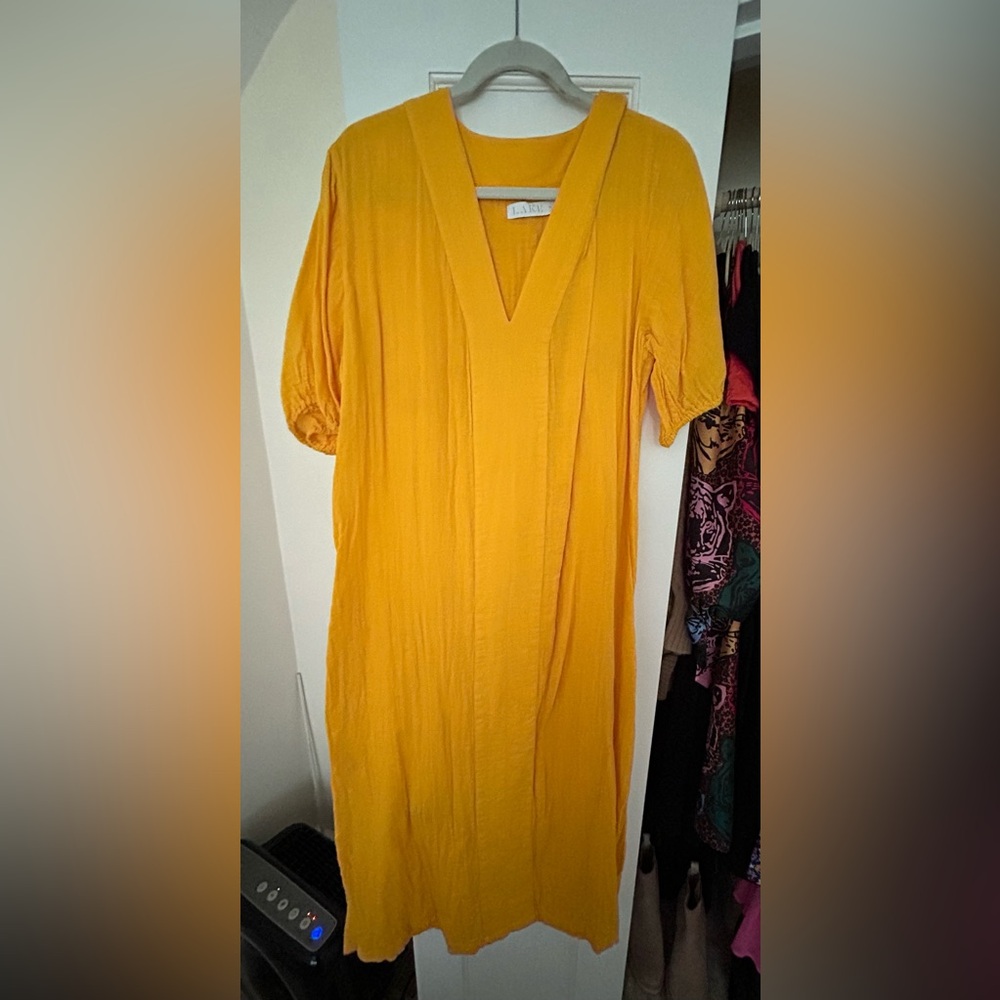 Lake Gauze Caftan in Sol sz XL worn once